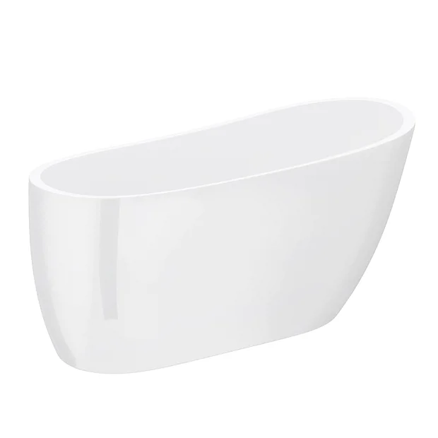 Toreno 1520 Small Modern Slipper Free Standing Bath 7 Toreno 1520 Small Modern Slipper Free Standing Bath - Image 5