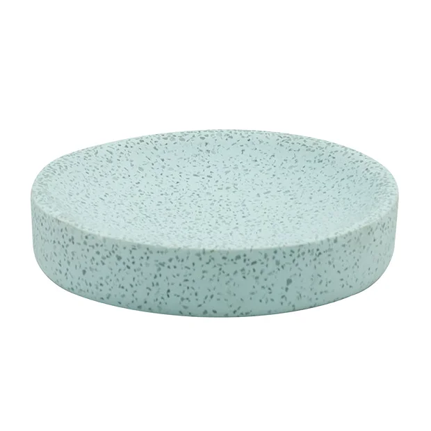 Toreno Duck Egg Terrazzo-Effect Polyresin Soap Dish 3 Toreno Duck Egg Terrazzo-Effect Polyresin Soap Dish
