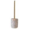 Toreno Terrazzo-Effect Concrete Toilet Brush Holder -Toreno Bathroom tztb l