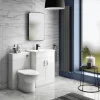 Toreno High Gloss White Back To Wall WC Unit W500 X D200mm 2 Toreno High Gloss White Back To Wall WC Unit W500 X D200mm -Toreno Bathroom vtyw200 d1