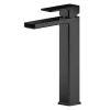 Toreno Square Black High Rise Mono Basin Mixer -Toreno Bathroom win470 l